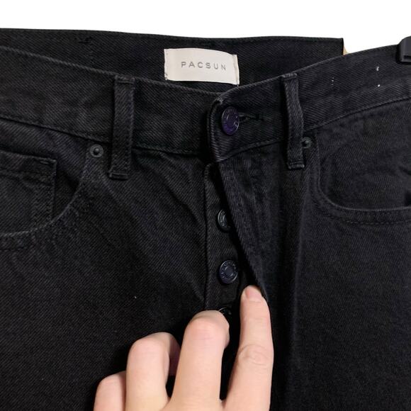 NWT! Pacsun High-Rise Relaxed Straight Leg Button Fly Dad Jeans Womens Size 25 - Picture 7 of 13